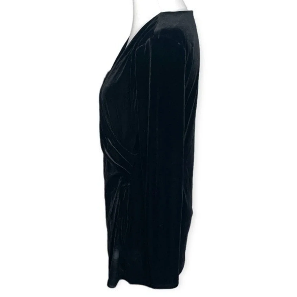 White House Black Market Velvet Long Sleeve Mini Dress - Picture 3 of 9